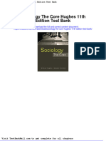 Full Download Sociology The Core Hughes 11th Edition Test Bank PDF Full Chapter