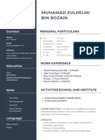 Black White Minimalist CV Resume