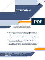 Operators OJT Programs For KJO