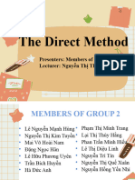 NVSP - Group 2 - The Direct Method