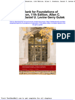 Full Download Test Bank For Foundations of Education 11th Edition Allan C Ornstein Daniel U Levine Gerry Gutek PDF Full Chapter