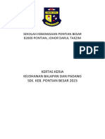 Kertas Kerja Kejohanan Olahraga 2023 SKPB