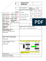 Inspección Vehiculo Checklist