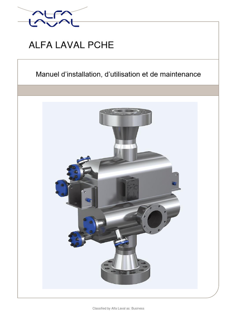 Manuel d'utilisation Alfa Laval PCHE | PDF | Soudage | Construction