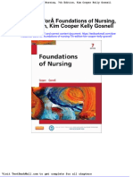 Full Download Test Bank For Foundations of Nursing 7th Edition Kim Cooper Kelly Gosnell PDF Full Chapter
