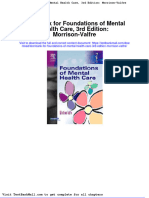Full Download Test Bank For Foundations of Mental Health Care 3rd Edition Morrison Valfre PDF Full Chapter