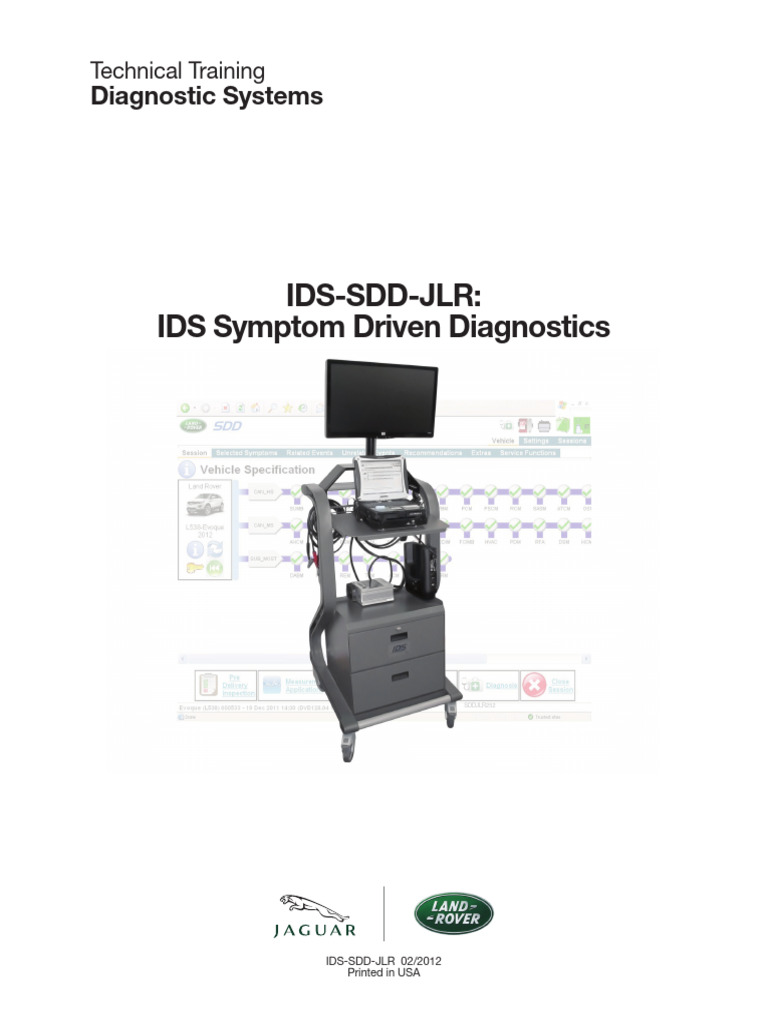 IDS-SDD-JLR Diagnostic Training Guide | PDF | Laptop | Electronics