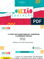 Corpo em Transformação Puberdade e Hormônios Sexuais