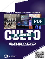 Convite Culto de Jovens