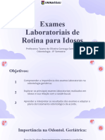 Cópia de Exames Laboratoriais de Rotina para Idosos