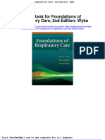 Full Download Test Bank For Foundations of Respiratory Care 2nd Edition Wyka PDF Full Chapter