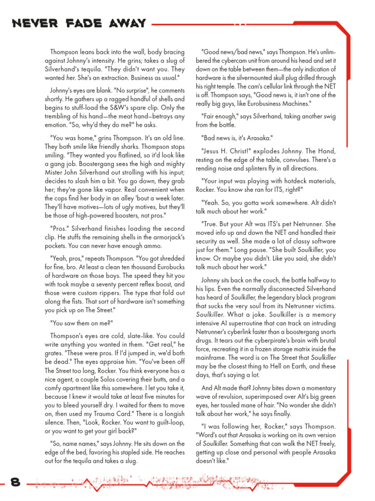 Cpr Corebook Cyberpunk Red V121pdf Pdf Free 9 Pdf