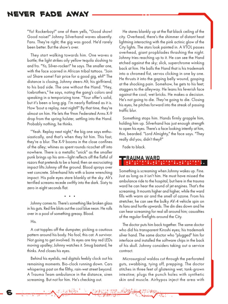 Cpr Corebook Cyberpunk Red V121pdf Pdf Free 7 Pdf