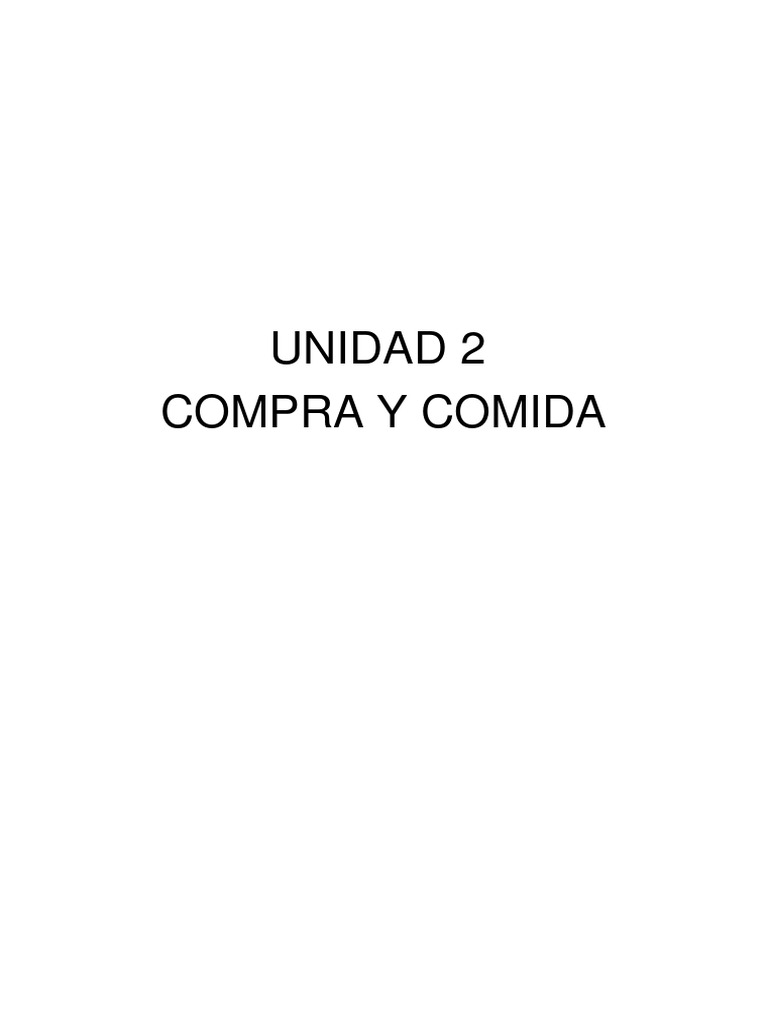 Unidad 2 | PDF