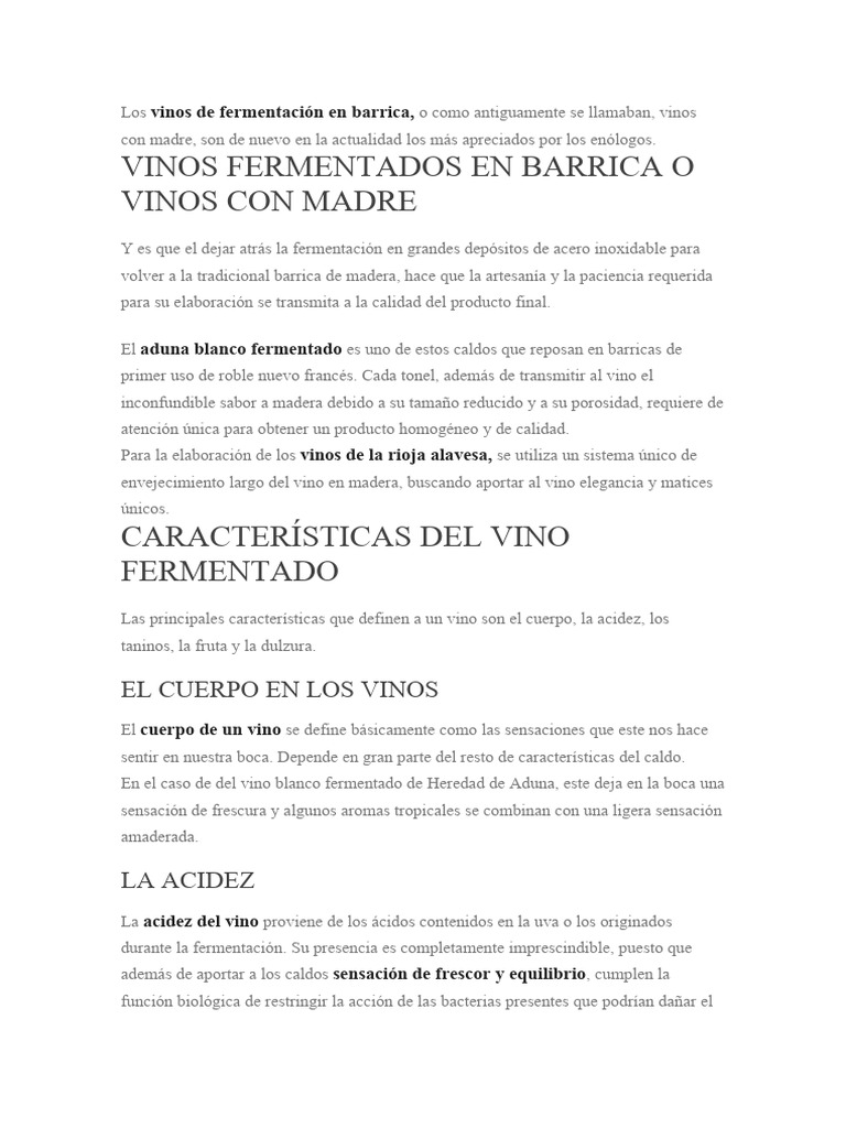 Vino Pdf Vino Fermentación