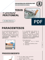 Paracentesis y Lavado Peritoneal