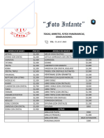 Lista de Precios 2023