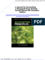Solution Manual For Accounting Principles Weygandt Kieso Kimmel Trenholm Kinnear Barlow 6th Canadian Edition
