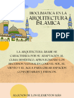 Bioclimatica en La Arquitectura Islamica