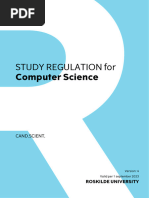 Study Regulation For Computer Science: Cand - Scient