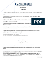 Winter Break Worksheet 1 GR 12 Physics