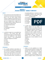 Semana 2 Tema: Necesidades Humanas - Bienes Y Servicios: Basico 1