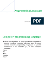 UNIT1 - 4types of Programming Languages