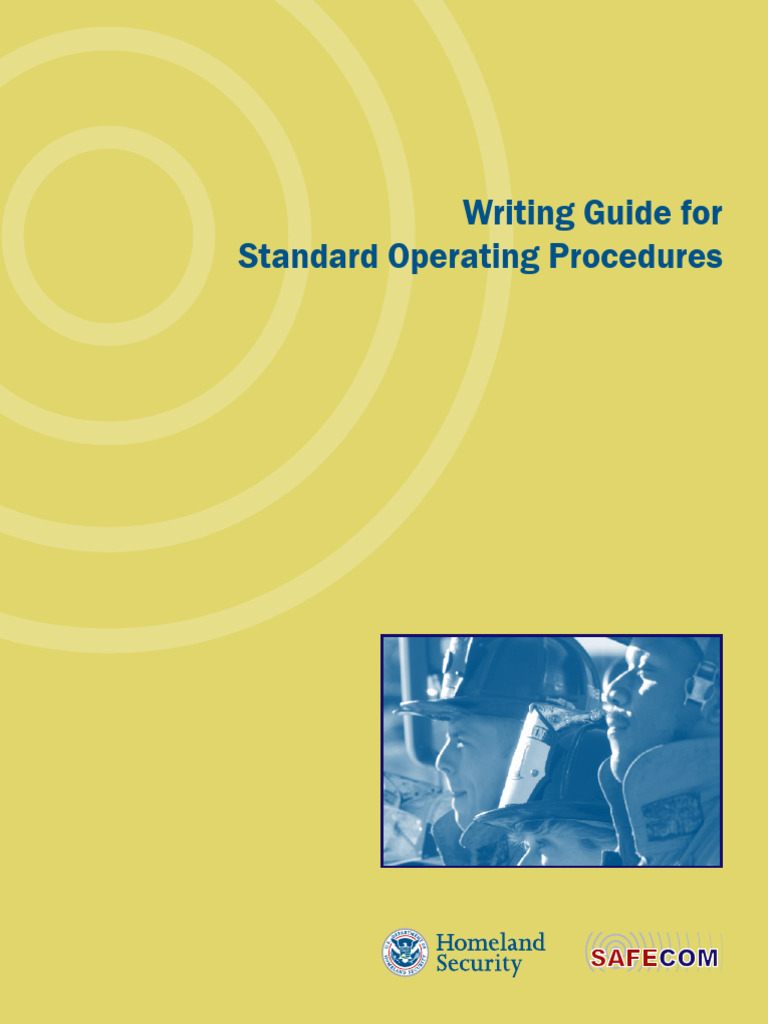 Guidelines For Standard Operating Procedure | PDF | Interoperability ...