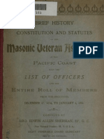 Roll of Masonic Association 1878 To 1901