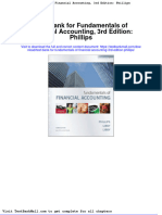 Full Download Test Bank For Fundamentals of Financial Accounting 3rd Edition Phillips PDF Full Chapter