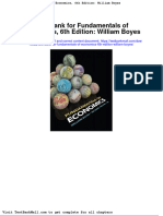 Full Download Test Bank For Fundamentals of Economics 6th Edition William Boyes PDF Full Chapter