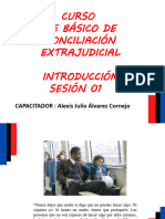 INTRODUCCION A LA CONCILIACION EXTRAJUDICIAL Octubre 2023 SESION 0