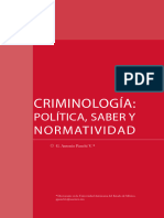 Criminología, Política y Saber - Antonio Panchi