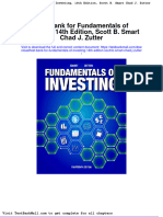 Full Download Test Bank For Fundamentals of Investing 14th Edition Scott B Smart Chad J Zutter PDF Full Chapter