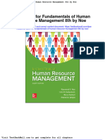 Full Download Test Bank For Fundamentals of Human Resource Management 8th by Noe PDF Full Chapter