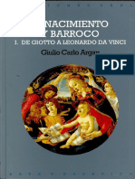 Argan Renacimiento y Barroco Vol.1 Piero Della Francesca