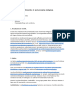 2.constituyentes de Las Membranas Biológicas