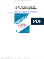 Full Download Test Bank For Fundamentals of Management 11th Edition by Robbins PDF Full Chapter