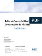 Guía de Construcción de Alianzas y Sostenibilidad