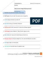 B1 - Relativpronomen - Übung 02