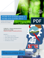 NOM-016-ENER-2010 y NOM-030-ENER-2012: Normas Mexicanas Del Uso Eficiente de La Energía