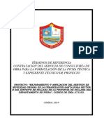 TDR Ft-Et P&V Urb. Santa Rosa Sector 2 - Sullana