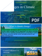 Changes in Climate