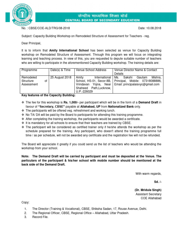 Teacher Workshop on Assessment Training | PDF