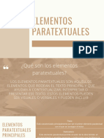 Elementos Paratextuales