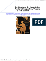 Full Download Test Bank For Gardners Art Through The Ages The Western Perspective Volume I 13th Edition PDF Full Chapter