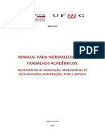 Eeffto - Manual para Normalização de Trabalhos Acadêmicos 2019