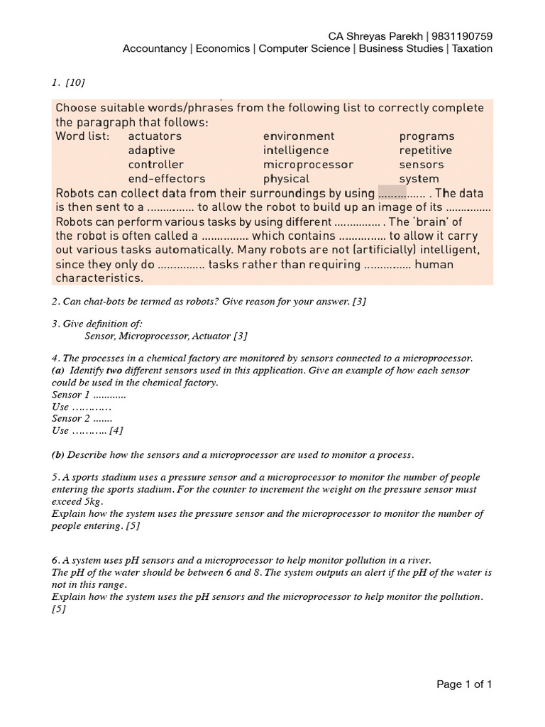 10 igcse cs chapter 6 exam pdf