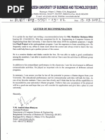 20 Recommendation Letter 2