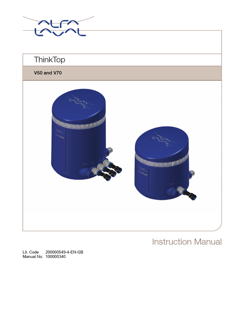 ThinkTop V50 70 r2 IM | PDF | Valve | Electrical Connector